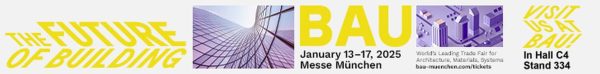 Visit us at Bau 2025 in Munich